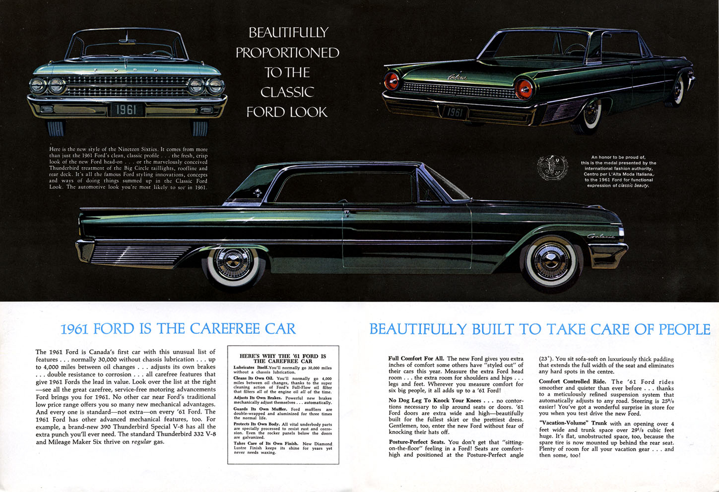 1961 Ford Canadian Foldout Page 2
